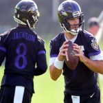 Lamar Jackson and Joe Flacco