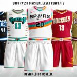 Featured Image: NBA SouthWest Division Jerseys