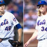 New York Mets Jacob Degrom Noah Syndegard Pitchers