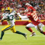 FEATURED IMAGE GREEN BAY PACKERS RB AARON JONES KANSAS CITY CHIEFS CB BASHAUD BREELAND